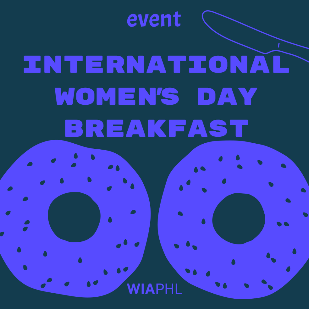 WIAPHL womens day bagel